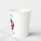 Whimsical Ladybug Design Cups Speelse Thee Feesten Papieren Bekers (Links)