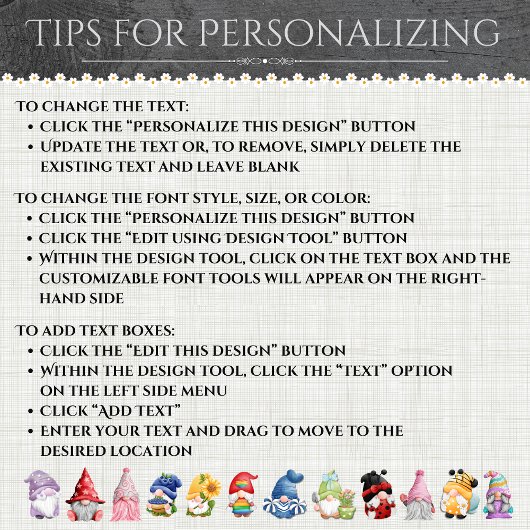 Whimsical Ladybug Love Always Lands Here Gnome Kartonnen Onderzetters