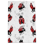 Whimsical Ladybug met Spletters verf Medium Cadeauzakje (Voorkant)