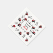 Whimsical Ladybugs Birthday Servet (Hoek)