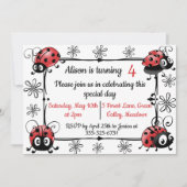 Whimsical Ladybugs Kaart (Voorkant)