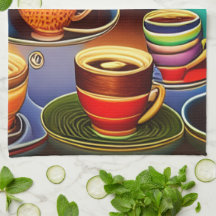 Whimsical Land of Coffee Cups