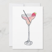 Whimsical Las Vegas Bachelorette Party Kaart (Achterkant)