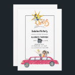 Whimsical Las Vegas Bachelorette Party Kaart<br><div class="desc">Las Vegas bachelorette partijuitnodiging aanpasbaar aan uw specificaties.</div>