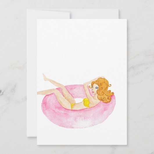 Whimsical Las Vegas Bachelorette Party Kaart (Achterkant)