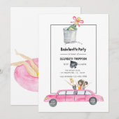Whimsical Las Vegas Bachelorette Party Kaart (Voorkant / Achterkant)