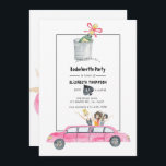 Whimsical Las Vegas Bachelorette Party Kaart<br><div class="desc">Las Vegas bachelorette partijuitnodiging aanpasbaar aan uw specificaties.</div>