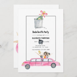 Whimsical Las Vegas Bachelorette Party Kaart