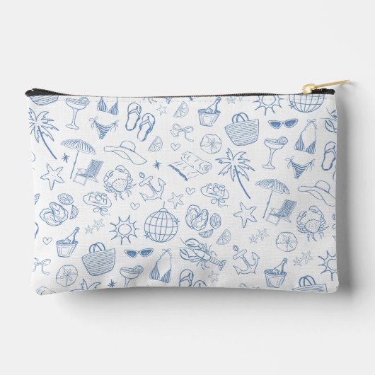 Whimsical Last Toast Op De Kust Blauw Etui (Achterkant)