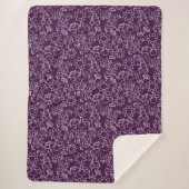 Whimsical Lavendel Blooms Cosy Throw (Voorkant)