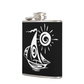 Whimsical Lazy Sailboot Heupfles (Links)