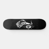 Whimsical Lazy Sailboot Persoonlijk Skateboard (Horizontaal)