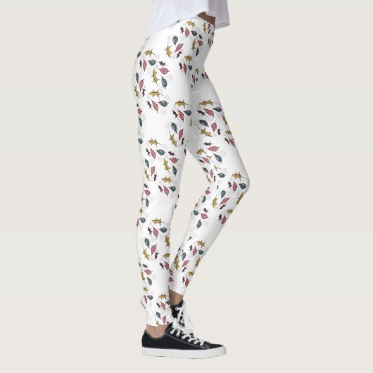 Whimsical Leaves Leggings (Rechts)