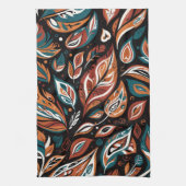 Whimsical Leaves Theedoek (Verticaal)