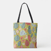Whimsical Leaves Tote Bag (Achterkant)
