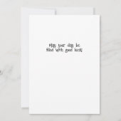 Whimsical Leprechaun Happy St Patrick's Day Kaart (Achterkant)