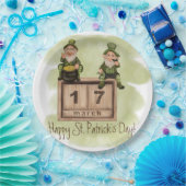 Whimsical Leprechauns St. Patrick's Day Papieren Bordje (Feest)
