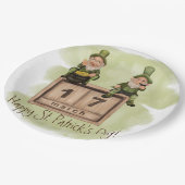 Whimsical Leprechauns St. Patrick's Day Papieren Bordje (Gekanteld)