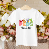 Whimsical Leuke dieren ontwerp voor kinderverpleeg T-shirt