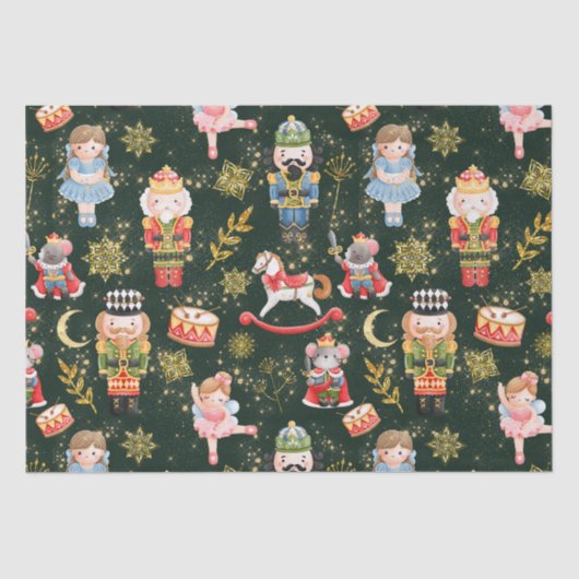 Whimsical Leuke Notenkraker Ballet Dolls FX Glitte Tissuepapier (Voorkant)