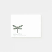 Whimsical Libelle Salie Groen ID1310 Post-it® Notes (Voorkant)