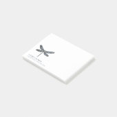 Whimsical Libelle Stofblauw ID1310 Post-it® Notes (Schuin)