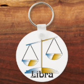 Whimsical Libra Sleutelhanger (Voorkant)