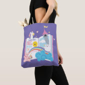 Whimsical Library Book Canvas tas (Dichtbij)