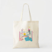 Whimsical Library Book Canvas tas (Voorkant)