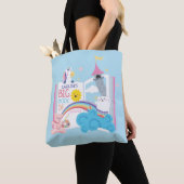Whimsical Library Book Canvas tas (Dichtbij)
