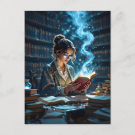 Whimsical Library - een gevoel van verwondering op Briefkaart