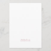 Whimsical licht blauw hand getrokken voedsel bruil menu (Achterkant)