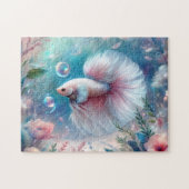 Whimsical Licht Roze Betta Vis Legpuzzel (Horizontaal)