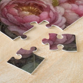 Whimsical liefde gepersonaliseerde muis paar bruil legpuzzel (Zijkant)