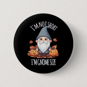 Whimsical Lieve Kabouter in Herfst Ronde Button 5,7 Cm