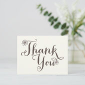 Whimsical lieve madeliefjes meisje verjaardag dank briefkaart (Staand voorkant)