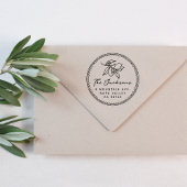 Whimsical Lijst Citroennaam & Terugkeeradres Rubberstempel