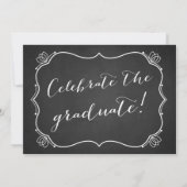 Whimsical Lijst Rustic Photo Afstuderen Kaart (Achterkant)