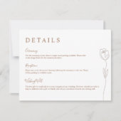 Whimsical Line Roos Detail Enclosure Card Kaart (Voorkant)