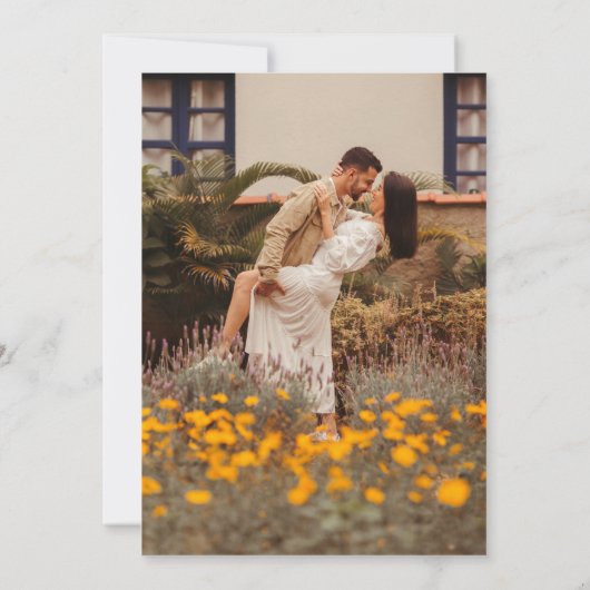 Whimsical lint champagne toren verlovingsfeest kaart (Achterkant)