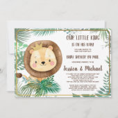 Whimsical Lion Party | Shower per mail Kaart (Voorkant)