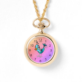 Whimsical Little Bird Watch Ketting