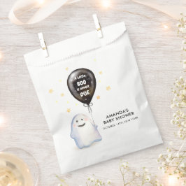 Whimsical Little Boo Balloon Baby Shower Bedankzakje