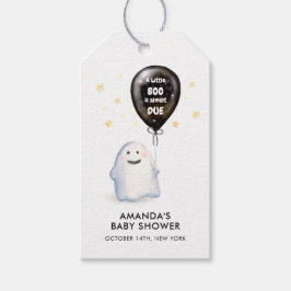 Whimsical Little Boo Balloon Baby shower Cadeaulabel