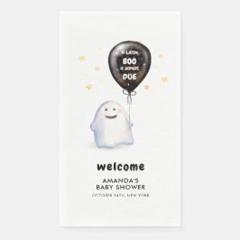 Whimsical Little Boo Balloon Baby shower Welkom Servet
