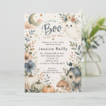 Whimsical Little Boo op Weg Baby Shower