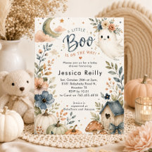 Whimsical Little Boo op Weg Baby Shower 