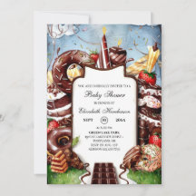 Whimsical Little Chocolate Baby shower