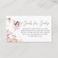 Whimsical Little Fairy Baby shower Boeken voor Bab