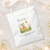 Whimsical Little Girl Mouse Verjaardag | Bedankzakje (Geknipt)